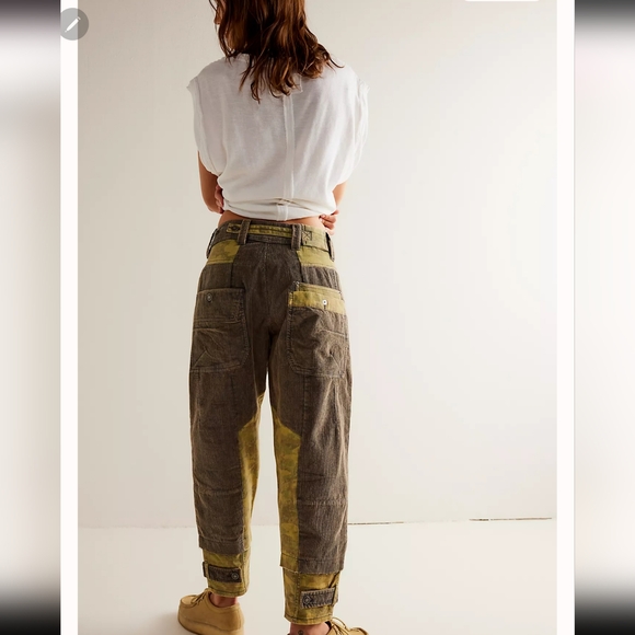 Free People Pants - Free People We The Free Rhodes Patched Utility Pants